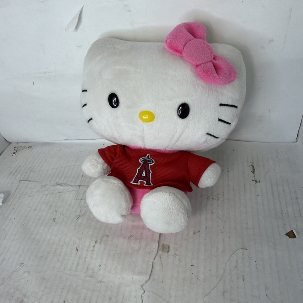 Rare MLB 2013 LA Anaheim Angels Sanrio Hello Kitty 8” Plush Official